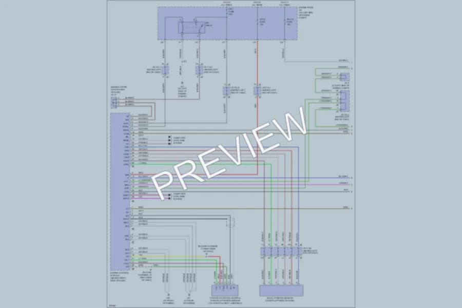 2005 Toyota Sienna Cruise Control wiring diagram preview