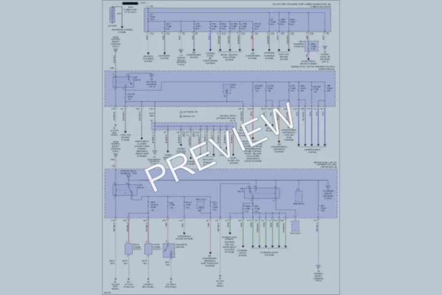 2005 Toyota Sienna Power Distribution wiring diagram preview