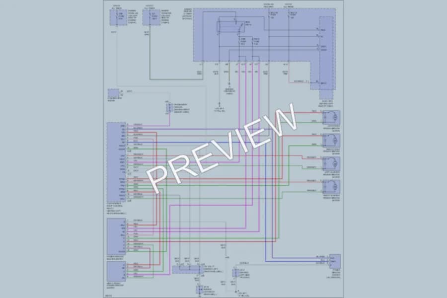 2005 Toyota Solara Power Windows wiring diagram preview