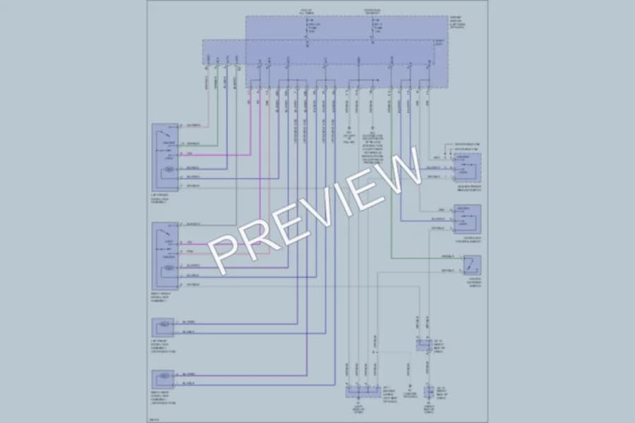 2005 Toyota Tacoma Power Door Locks wiring diagram preview
