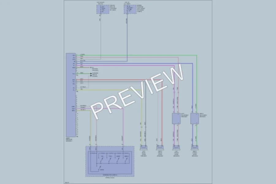 2005 Toyota Tacoma Radio wiring diagram preview