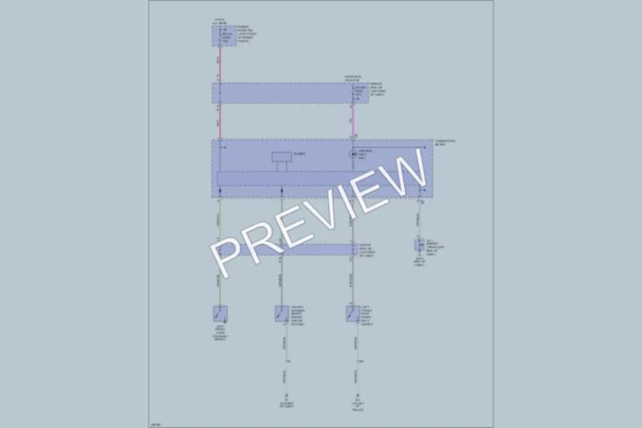 2005 Toyota Tacoma Warning Systems wiring diagram preview