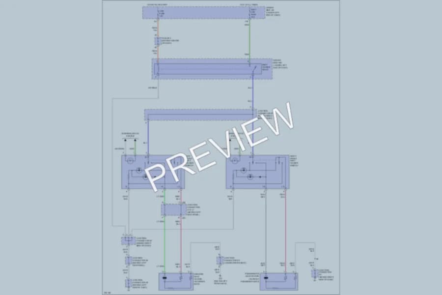 2005 Toyota Tundra Power Seats wiring diagram preview