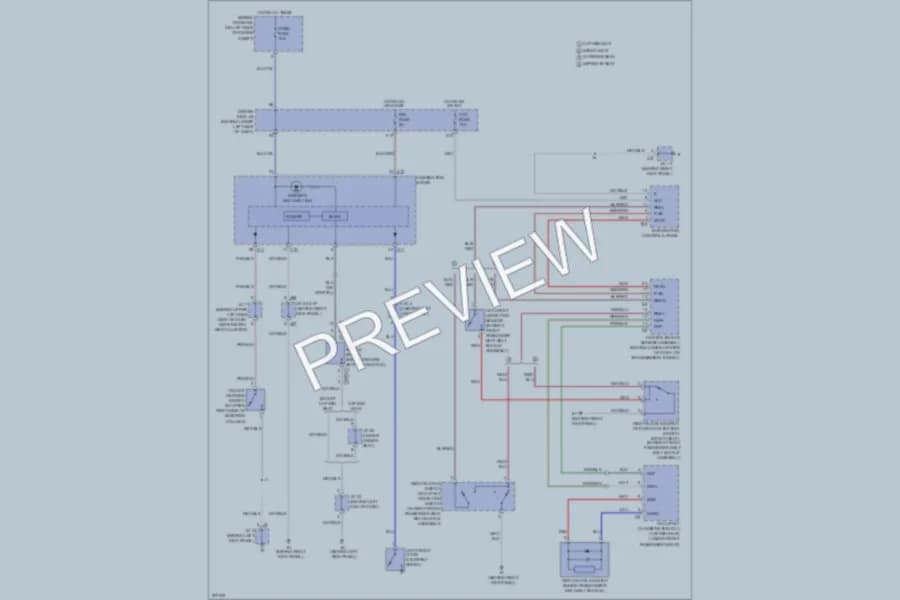 2005 Toyota Tundra Warning Systems wiring diagram preview
