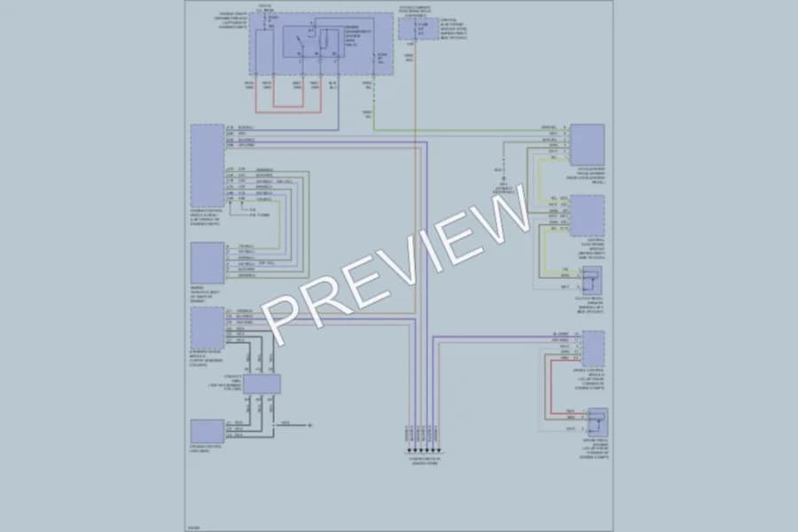 2005 Volvo S40 Cruise Control wiring diagram preview