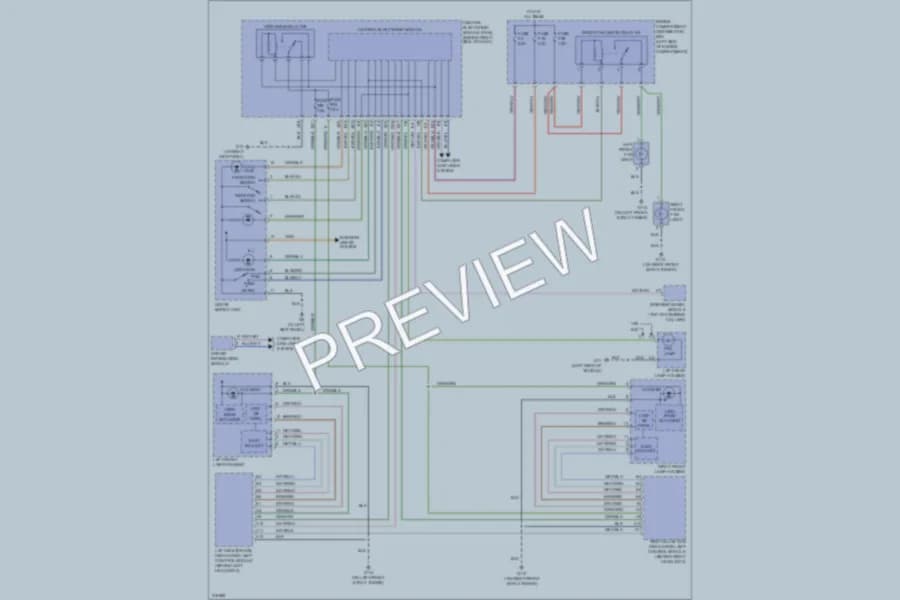 2005 Volvo S40 Headlights wiring diagram preview