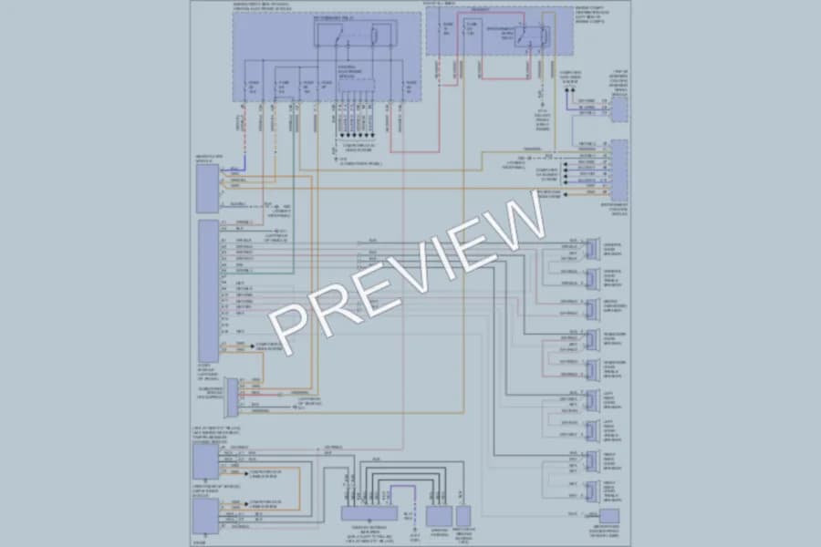 2005 Volvo S40 Radio wiring diagram preview
