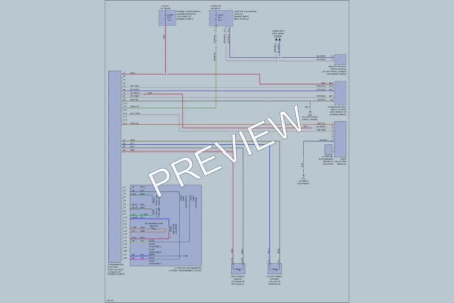 2005 Volvo S40 Transmission wiring diagram preview