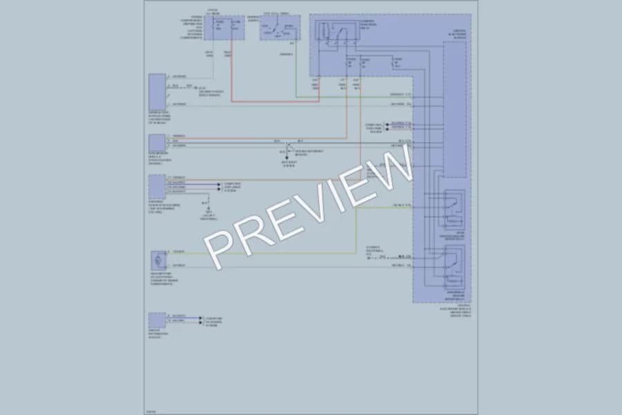 2005 Volvo S40 Wiper Washer wiring diagram preview