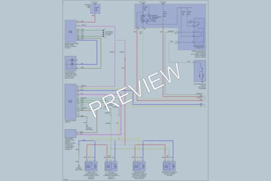 2005 Volvo S60 Air Conditioning wiring diagram preview