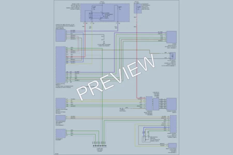 2005 Volvo S80 Cruise Control wiring diagram preview