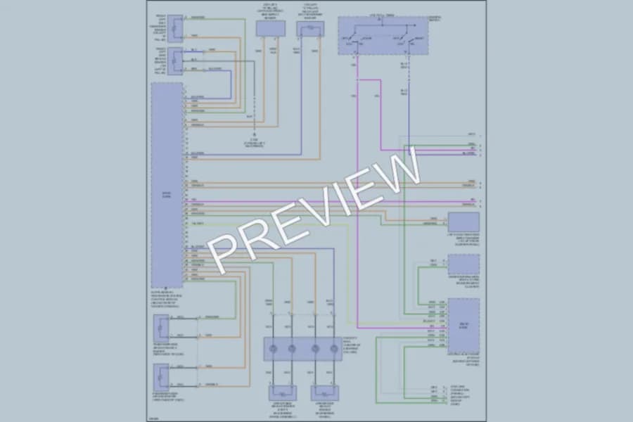 2005 Volvo S80 Supplemental Restraints wiring diagram preview