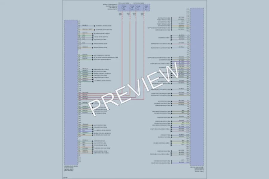 2005 Volvo V50 Body Control Modules wiring diagram preview