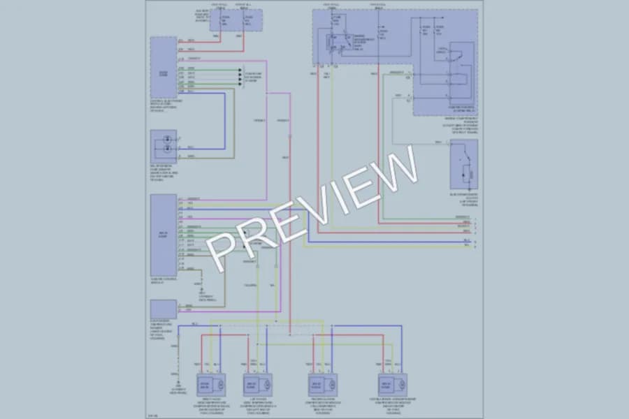 2005 Volvo V70 Air Conditioning wiring diagram preview