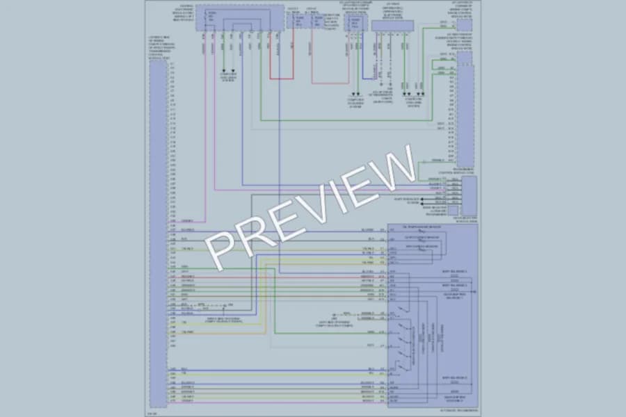 2005 Volvo V70 Transmission wiring diagram preview