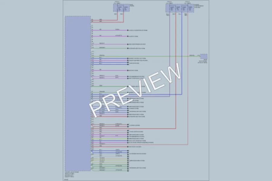 2005 Volvo XC70 Body Control Modules wiring diagram preview