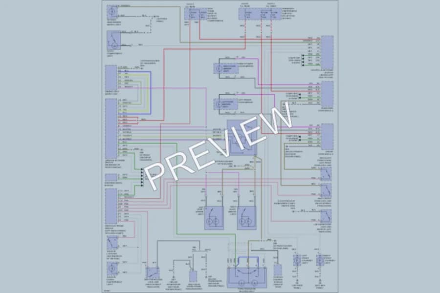 2005 Volvo XC90 Interior Lights wiring diagram preview