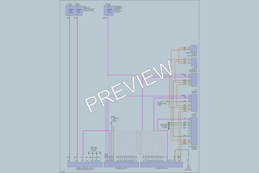 2005 Volvo XC90 Navigation wiring diagram preview