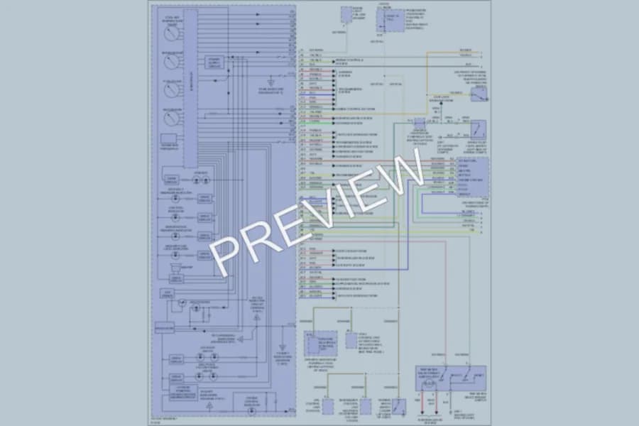 2006 Acura MDX Instrument Cluster wiring diagram preview