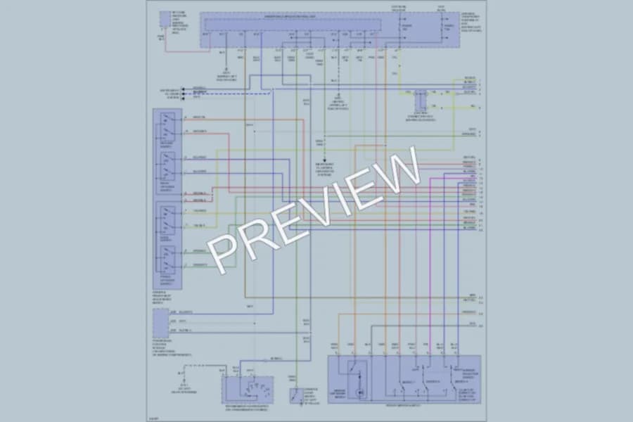 2006 Acura MDX Memory Systems wiring diagram preview