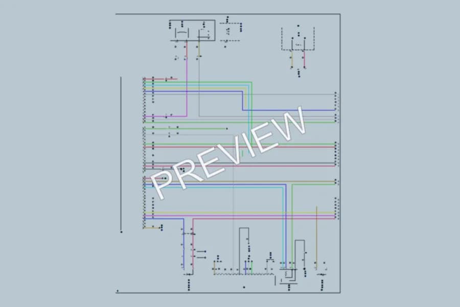 2006 Acura RDX Air Conditioning wiring diagram preview