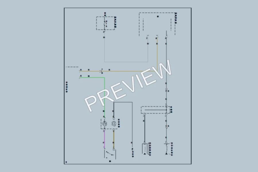2006 Acura RDX Horn wiring diagram preview