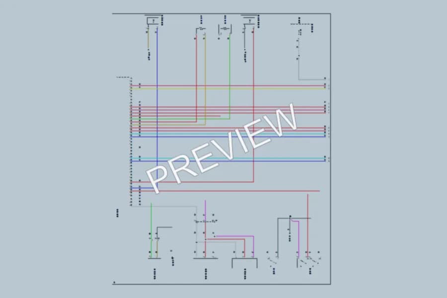 2006 Acura RDX Supplemental Restraints wiring diagram preview