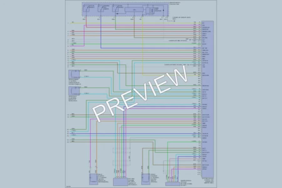 2006 Acura RL Anti Theft wiring diagram preview