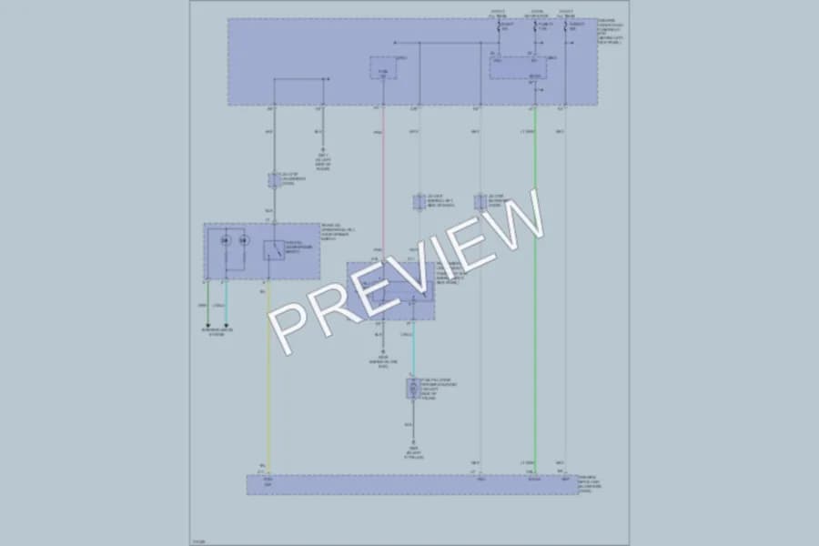 2006 Acura RL Trunk Tailgate Fuel Door wiring diagram preview