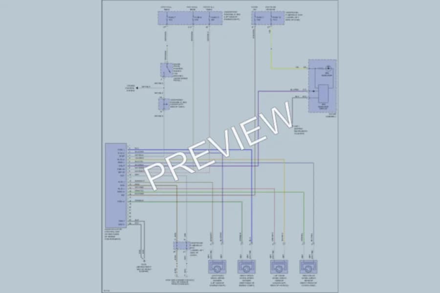 2006 Acura RSX Anti Lock Brakes wiring diagram preview