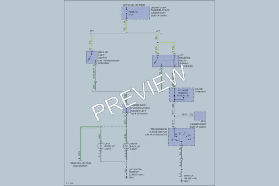 2006 Acura RSX Exterior Lights wiring diagram preview