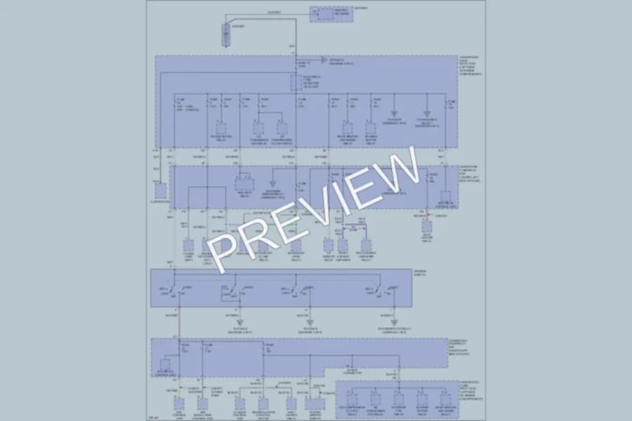 2006 Acura RSX Power Distribution wiring diagram preview