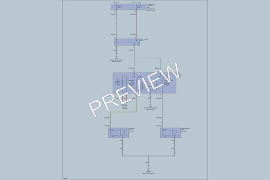 2006 Acura RSX Power Seats wiring diagram preview