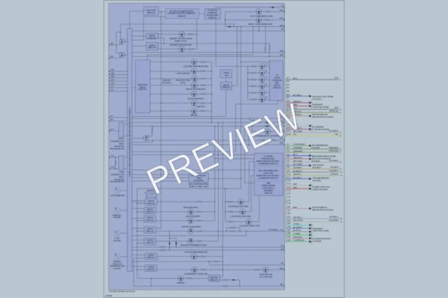 2006 Acura TL Instrument Cluster wiring diagram preview
