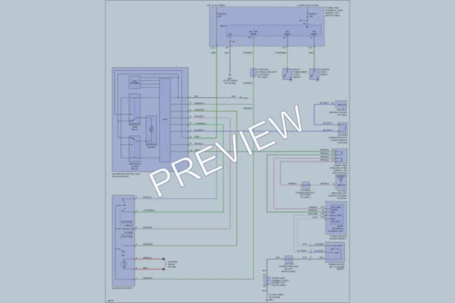 2006 Acura TL Power Top Sunroof wiring diagram preview