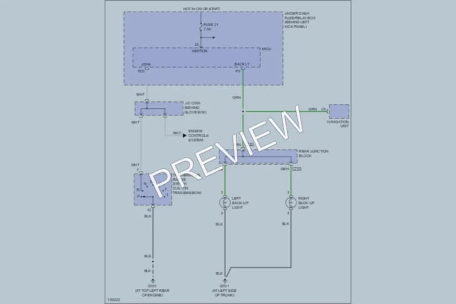 2006 Acura TSX Exterior Lights wiring diagram preview