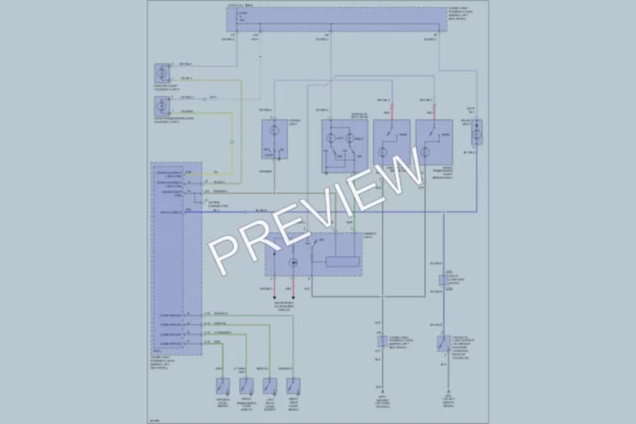 2006 Acura TSX Interior Lights wiring diagram preview