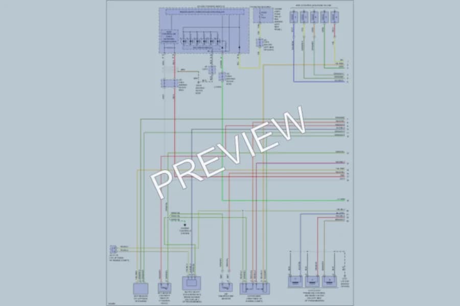 2006 Acura TSX Transmission wiring diagram preview