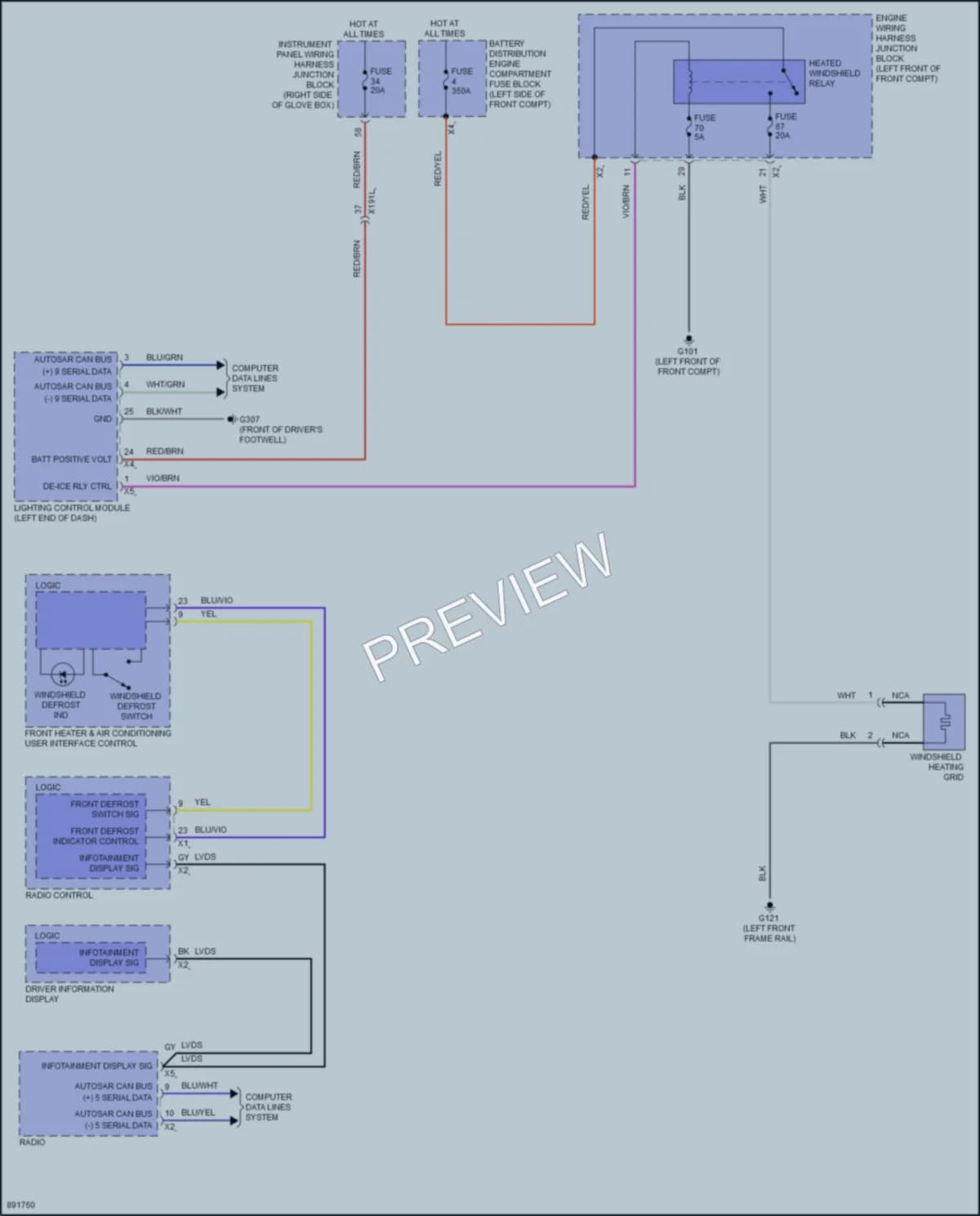 2006 Acura ZDXEV Defoggers wiring diagram preview