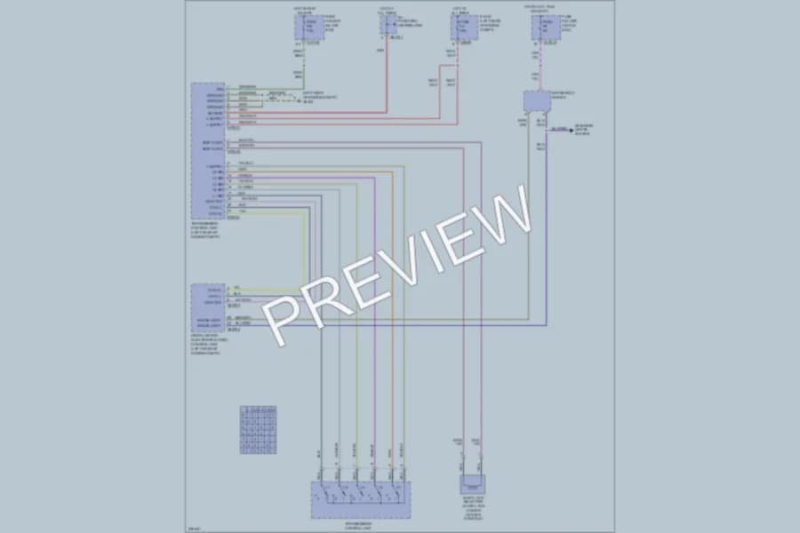 2006 BMW 325Ci Shift Interlock wiring diagram preview