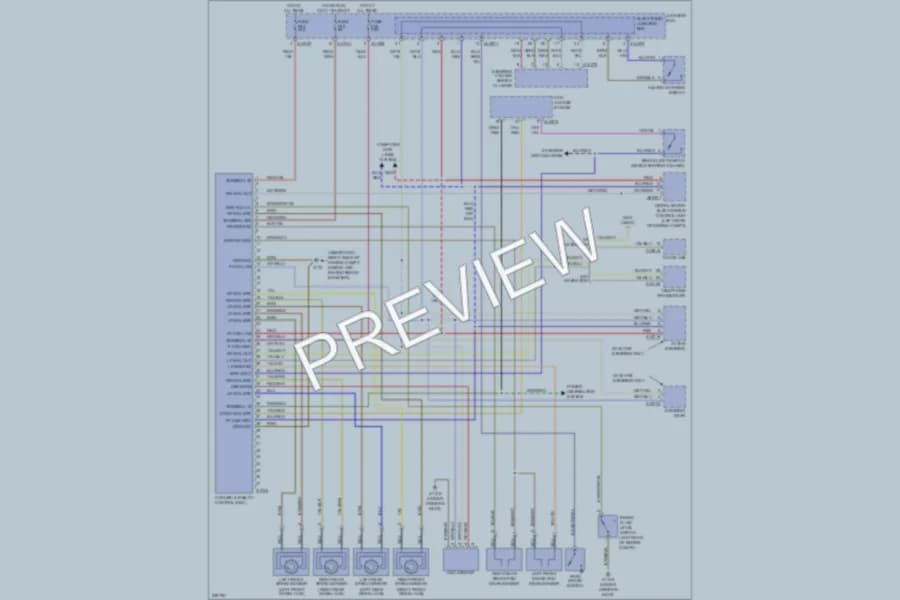 2006 BMW 325xi Anti Lock Brakes wiring diagram preview