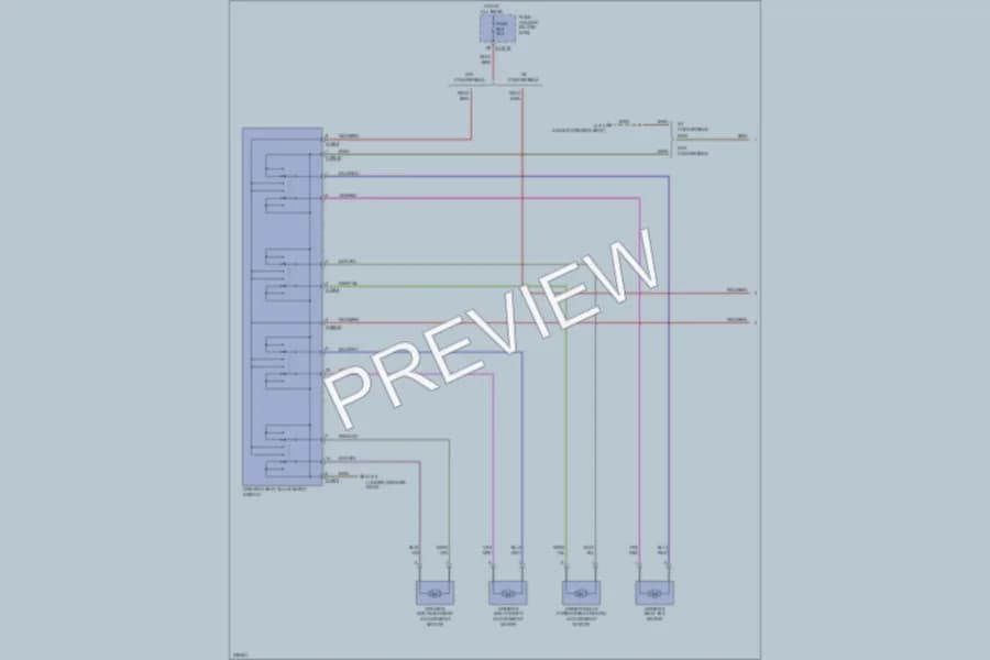 2006 BMW 330Ci Power Seats wiring diagram preview
