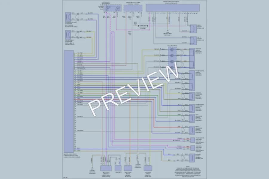 2006 BMW 330Ci Supplemental Restraints wiring diagram preview