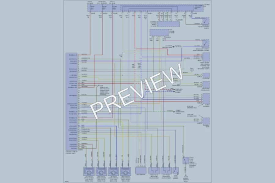 2006 BMW 330i Anti Lock Brakes wiring diagram preview