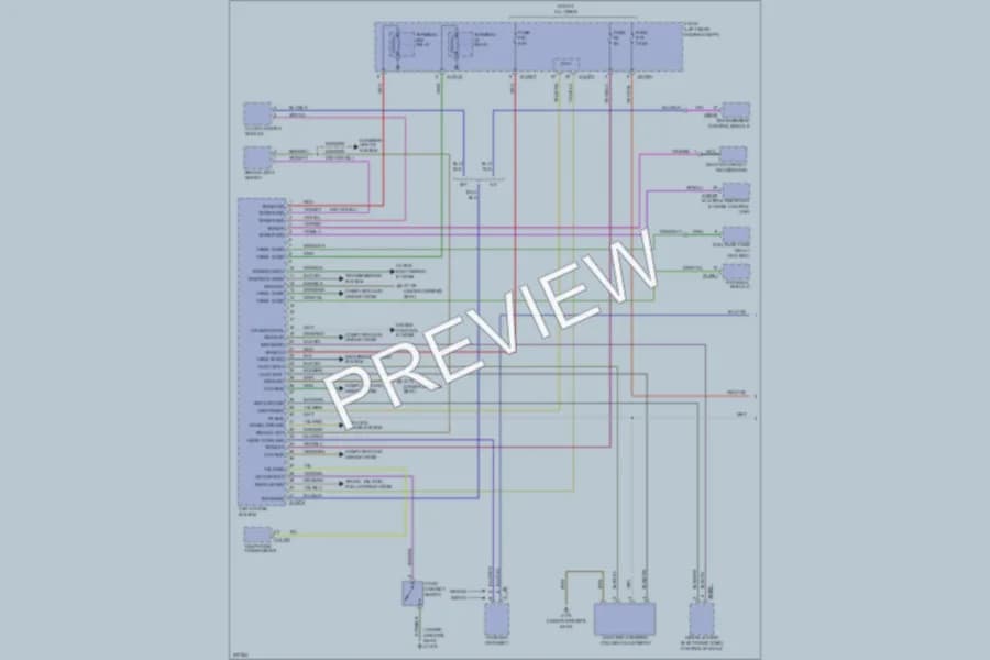 2006 BMW 330xi Anti Theft wiring diagram preview