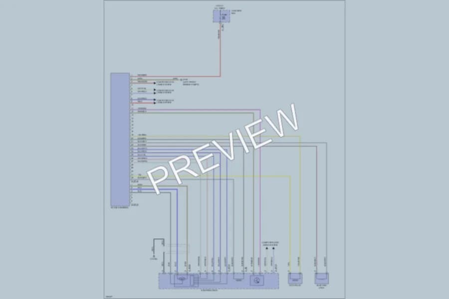 2006 BMW 330xi Electronic Power Steering wiring diagram preview