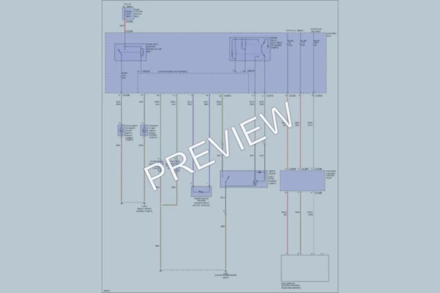 2006 BMW 330xi Wiper Washer wiring diagram preview