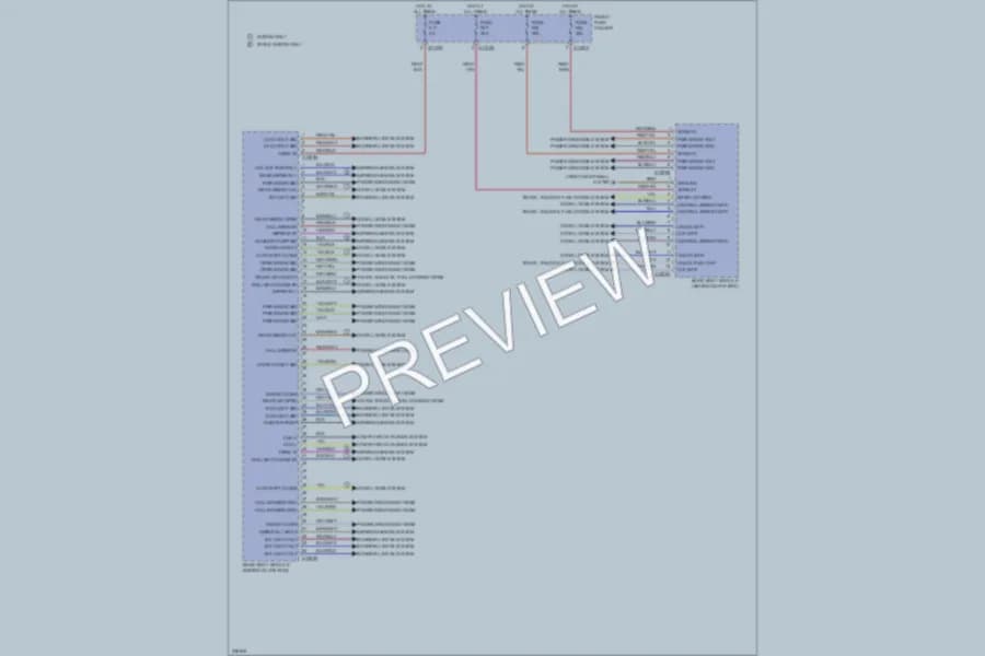 2006 BMW 525i Body Control Modules wiring diagram preview