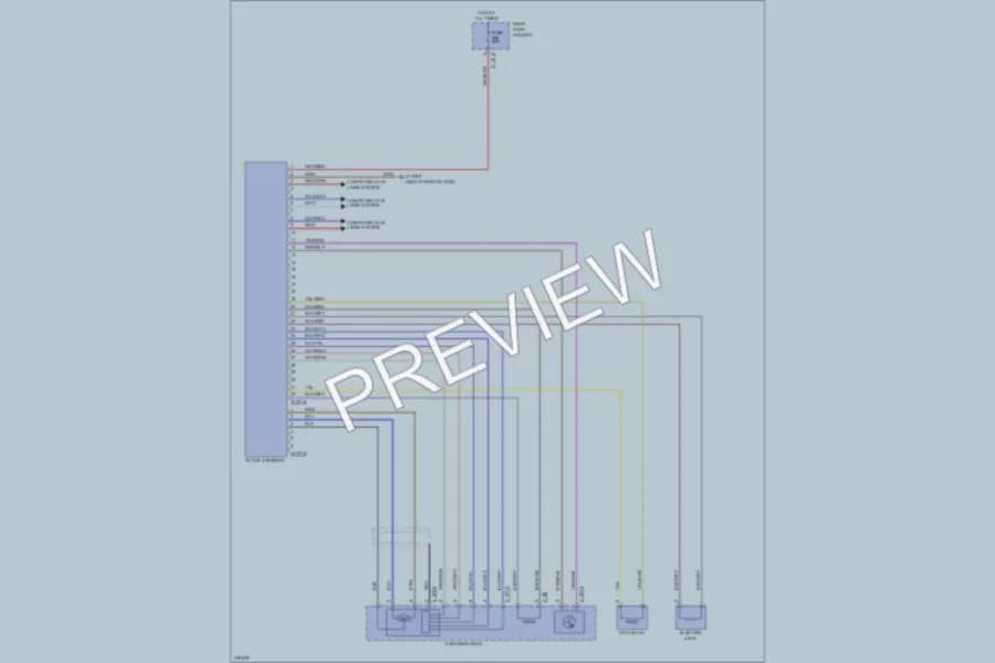 2006 BMW 525i Electronic Power Steering wiring diagram preview