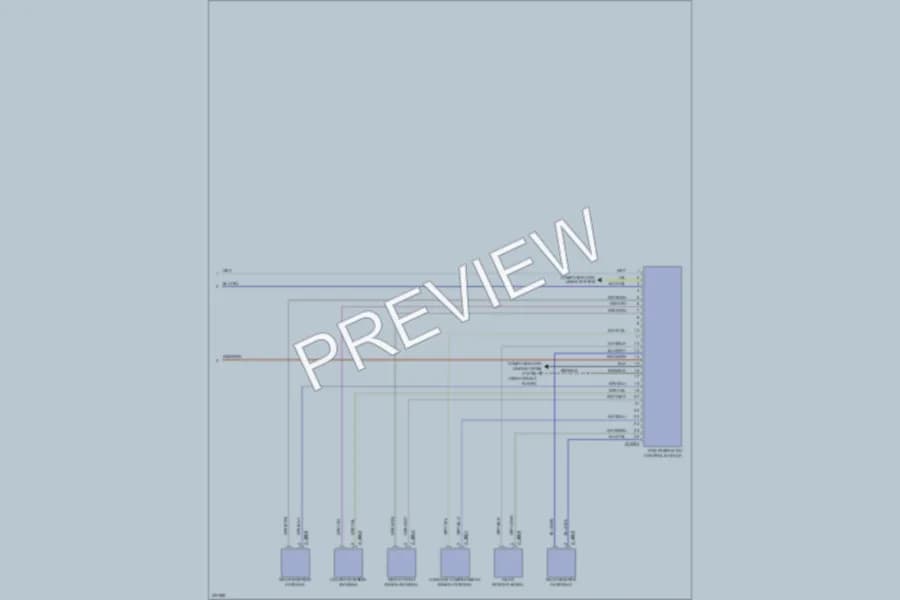2006 BMW 525xi Anti Theft wiring diagram preview
